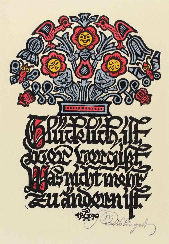 Große Abbildung Nr.1: 122-3035 Kislinger, Max: (Künstlergraphik)