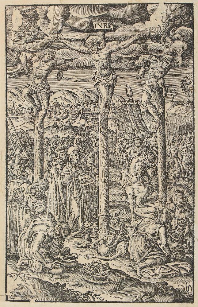Große Abbildung Nr.1: 122-3145 Kreuzigung Christi: (Künstlergraphik)