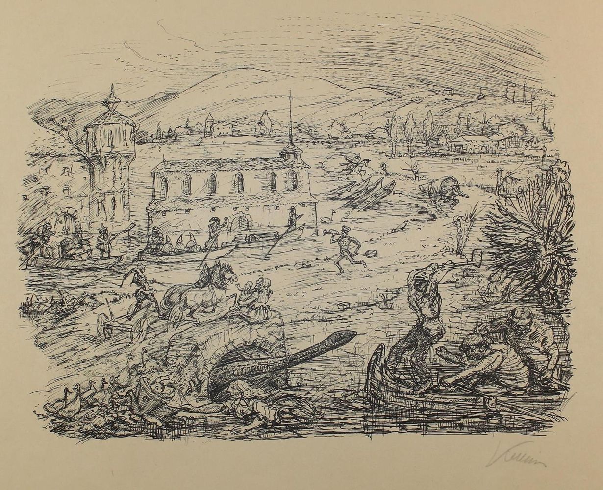 Große Abbildung Nr.1: 122-3150 Kubin, Alfred: (Künstlergraphik)