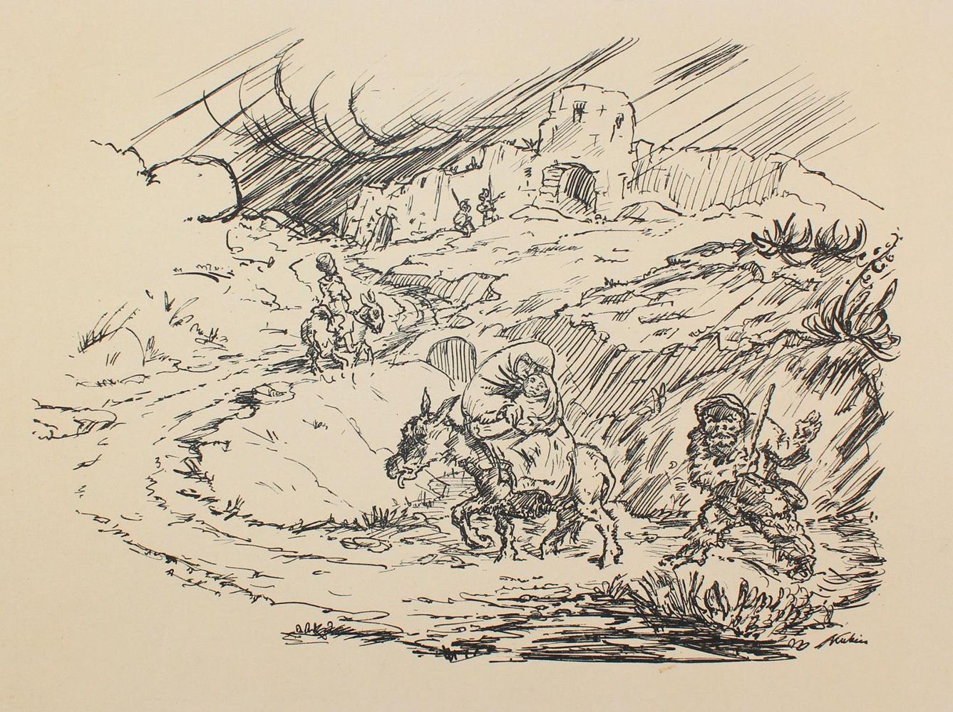 Große Abbildung Nr.1: 122-3151 Kubin, Alfred: (Künstlergraphik)