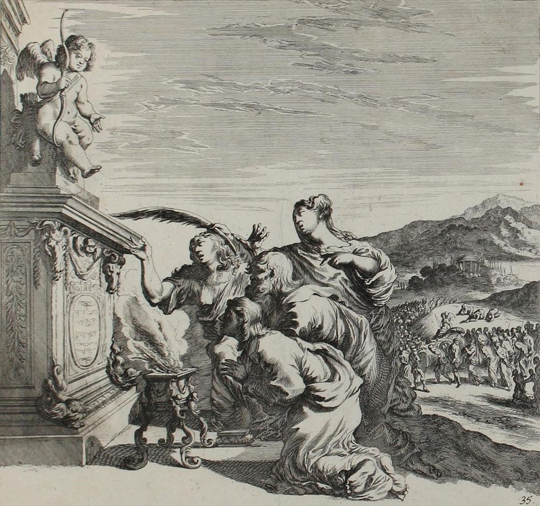 Große Abbildung Nr.1: 122-3154 Küsel, Melchior: (Künstlergraphik)