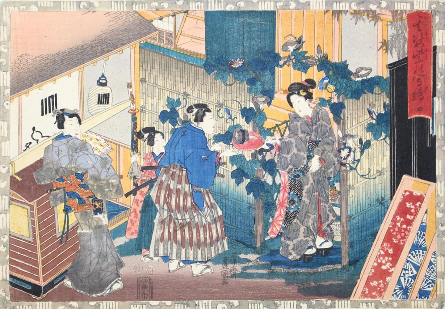 Große Abbildung Nr.1: 122-3158 Kunisada, Utagawa: (Künstlergraphik)