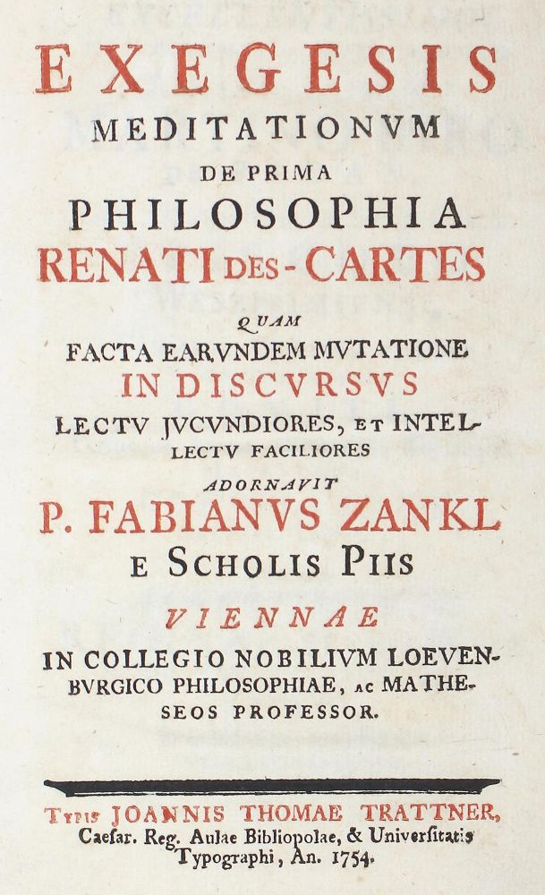 Große Abbildung Nr.1: 122-322 Zankl,F.: (Alte Drucke, Handschriften und Theologie)
