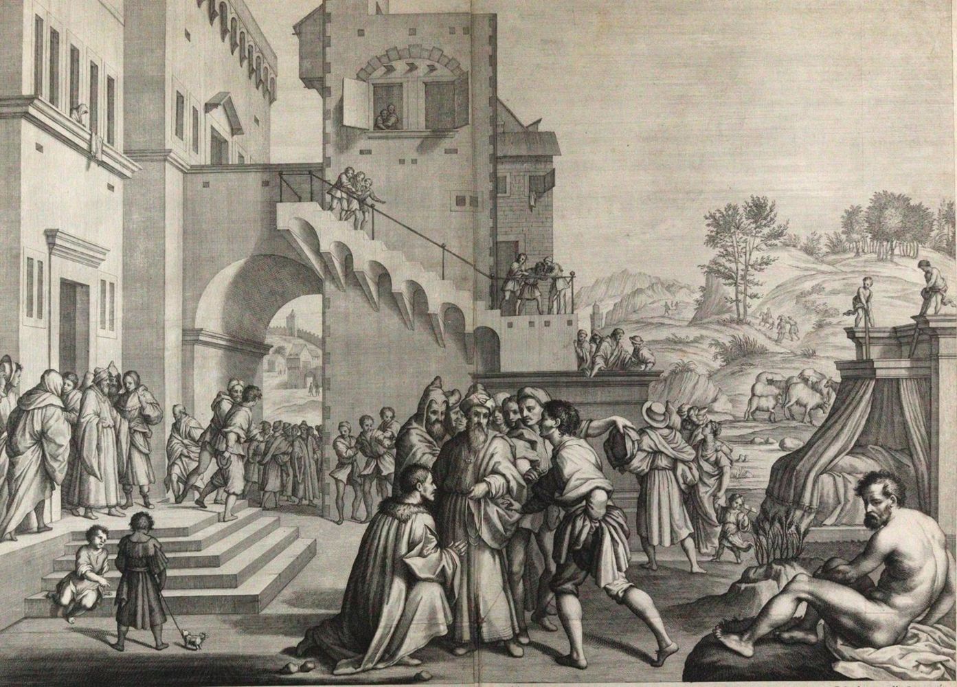 Große Abbildung Nr.1: 122-3238 Lorenzini, Giovanni Antonio: (Künstlergraphik)