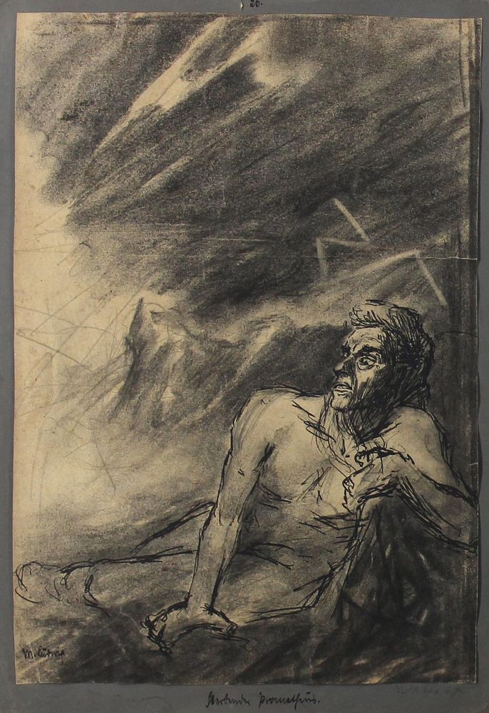 Große Abbildung Nr.6: 122-3244 Ludwig, Paul Max: (Künstlergraphik, Ludwig, Beethoven)