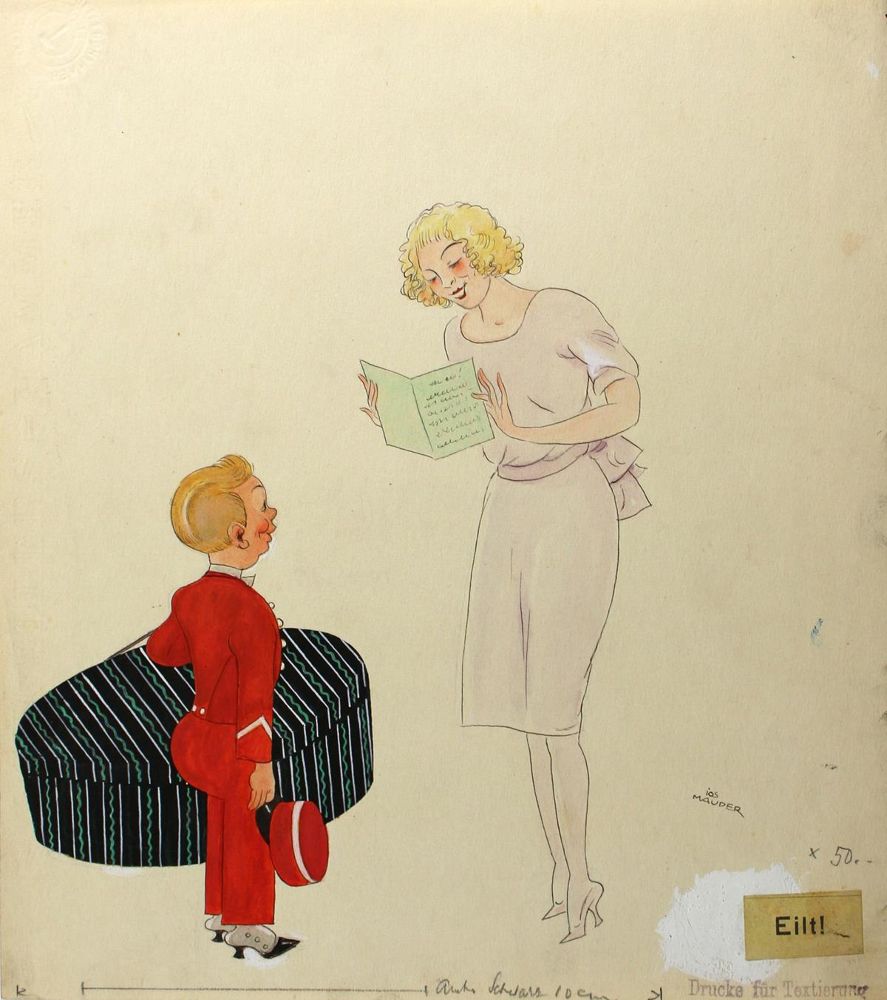 Große Abbildung Nr.1: 122-3275 Mauder, Josef: (Künstlergraphik)