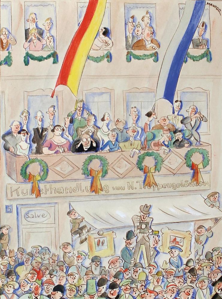 Große Abbildung Nr.1: 122-3276 Mauder, Josef: (Künstlergraphik)