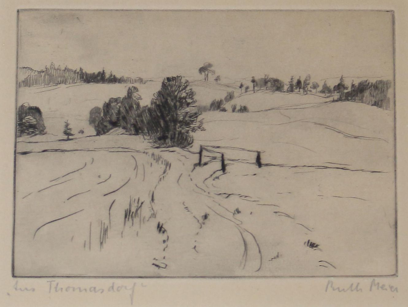 Große Abbildung Nr.2: 122-3290 Meier, Ruth: (Künstlergraphik)
