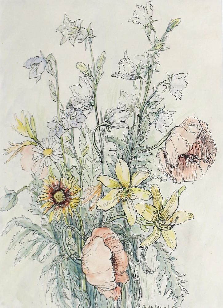 Große Abbildung Nr.5: 122-3290 Meier, Ruth: (Künstlergraphik)