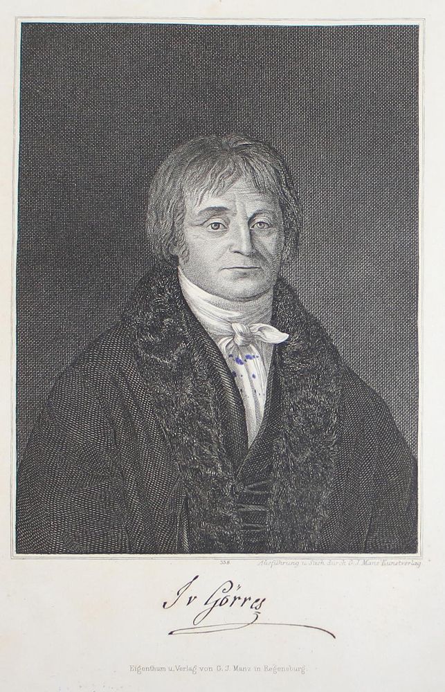 Große Abbildung Nr.1: 122-335 Görres,J.v.: (Grenzwissenschaften und Okkultismus)
