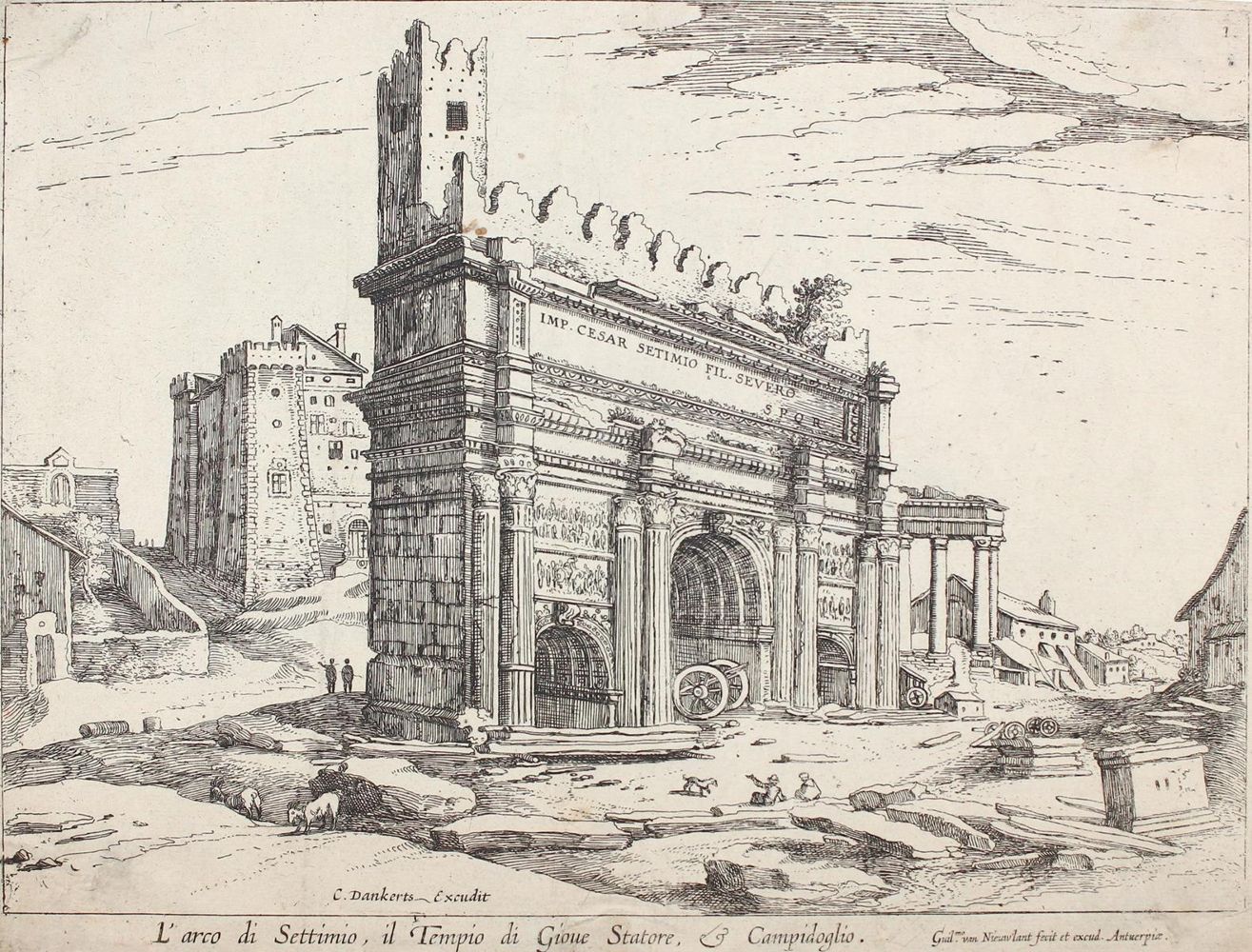 Große Abbildung Nr.1: 122-3352 Nieulandt, Willem van: (Künstlergraphik)