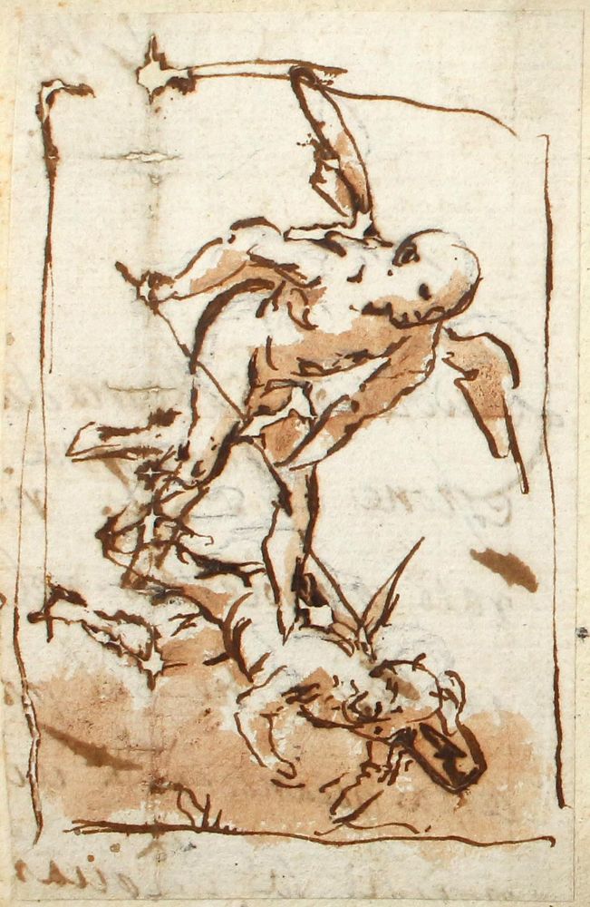 Große Abbildung Nr.1: 122-3354 Norditalienischer Zeichner: (Künstlergraphik)