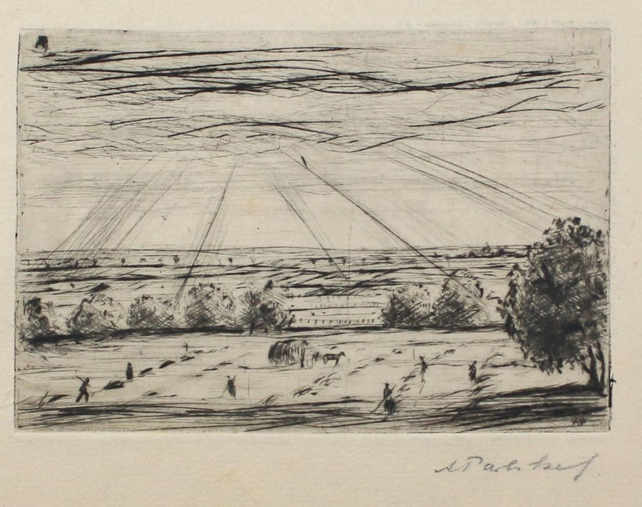 Große Abbildung Nr.3: 122-3379 Partikel, Alfred: (Künstlergraphik)