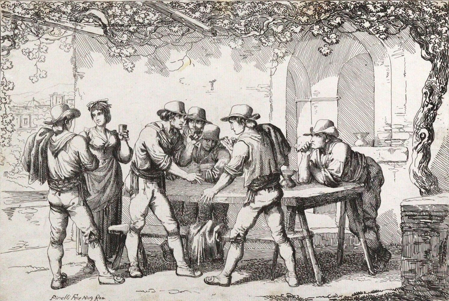 Große Abbildung Nr.1: 122-3437 Pinelli, Bartolomeo: (Künstlergraphik)