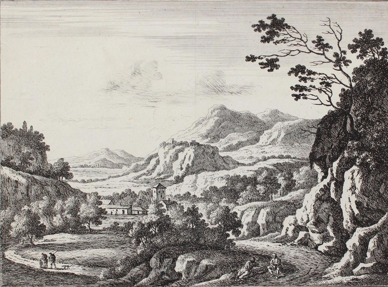 Große Abbildung Nr.1: 122-3449 Ploos van Amstel, Cornelius: (Künstlergraphik)