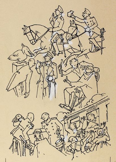 Große Abbildung Nr.1: 122-3465 Poppe, Georg: (Künstlergraphik)
