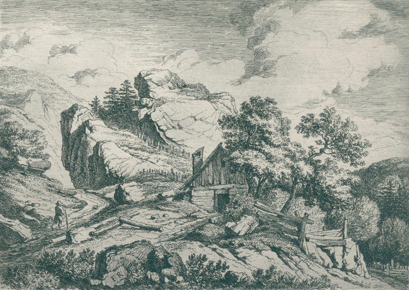 Große Abbildung Nr.1: 122-3488 Rechberger, Franz: (Künstlergraphik)