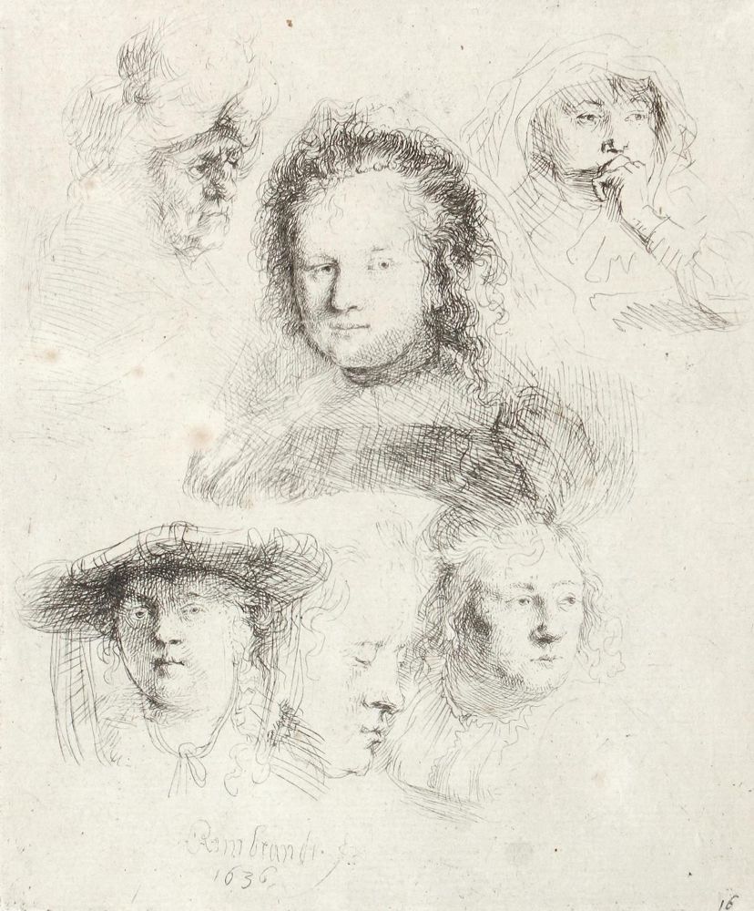 Große Abbildung Nr.1: 122-3501 Rembrandt, Harmensz van Rijn: (Künstlergraphik)