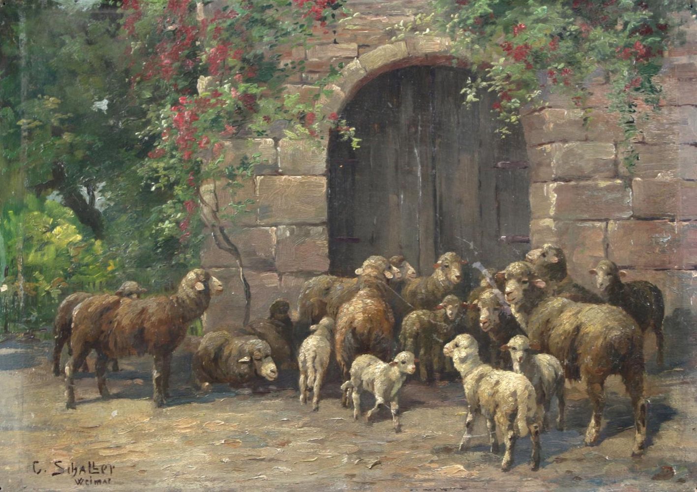 Große Abbildung Nr.1: 122-3599 Schaller, Carl: (Künstlergraphik)