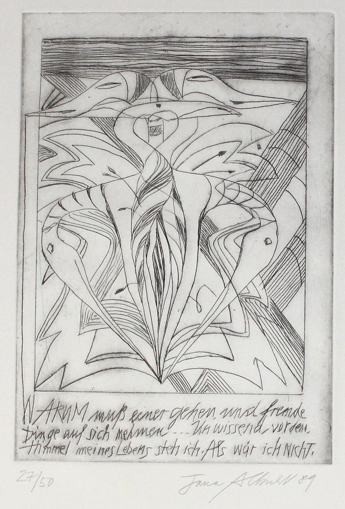 Große Abbildung Nr.3: 122-3603 Scheib, Hans: (Künstlergraphik)