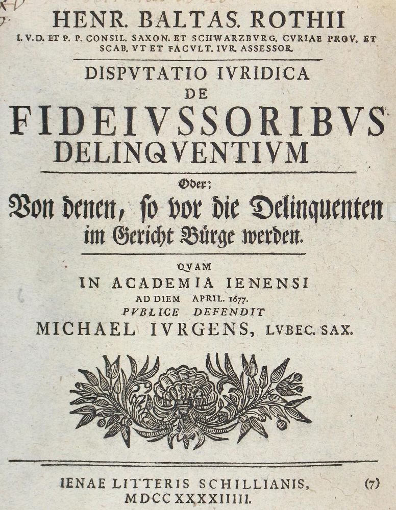 Große Abbildung Nr.1: 122-361 Sammelband: (Juridica und Kriminologie)