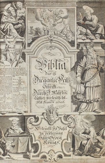 Große Abbildung Nr.1: 122-37 Biblia germanica.: (Bibeln)