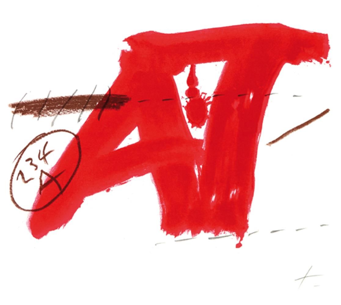 Große Abbildung Nr.4: 122-3741 Tapies,A.: (Künstlergraphik)