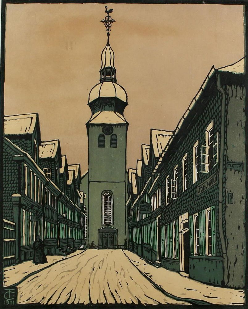 Große Abbildung Nr.3: 122-3750 Thiemann, Carl Theodor: (Künstlergraphik)