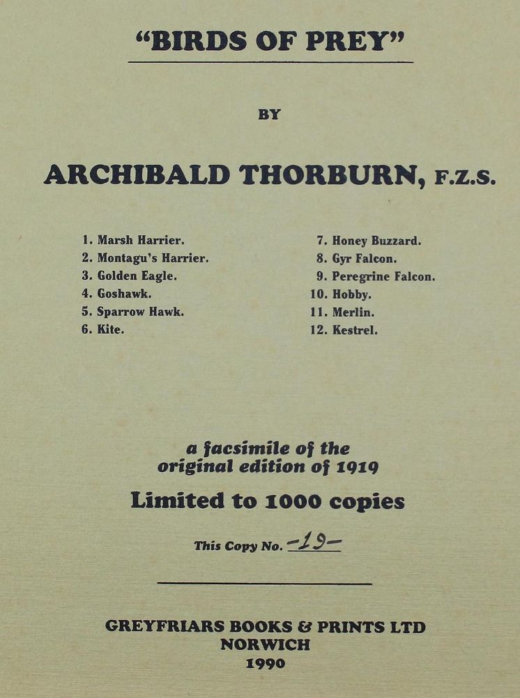Große Abbildung Nr.2: 122-3759 Thorburn, Archibald: (Künstlergraphik)