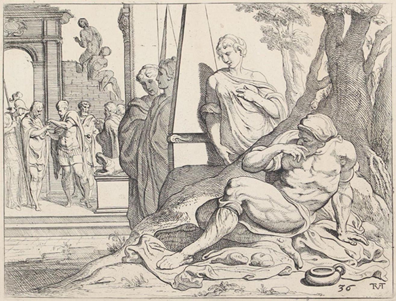 Große Abbildung Nr.1: 122-3771 Thulden, Theodor, van: (Künstlergraphik)