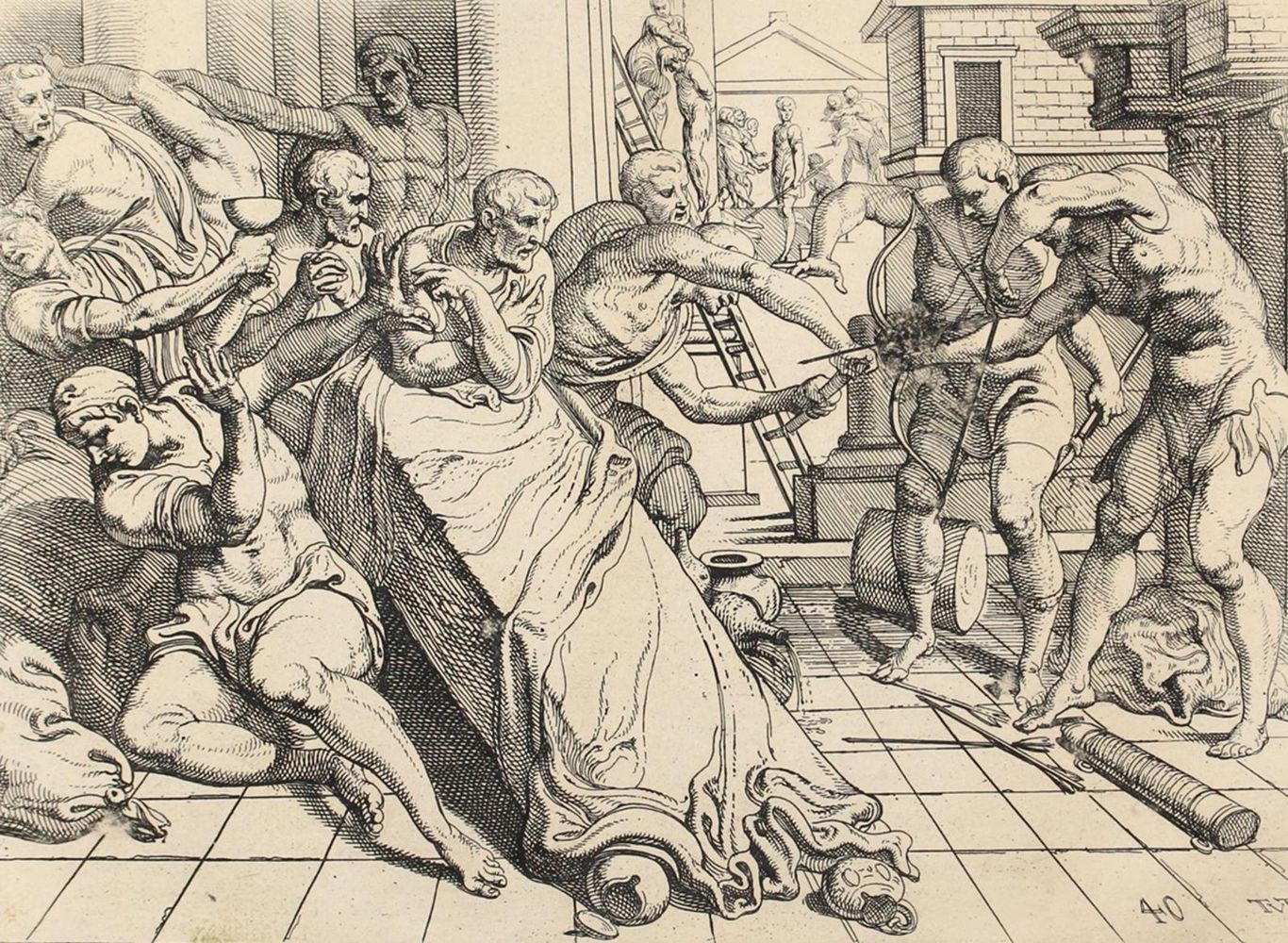 Große Abbildung Nr.1: 122-3774 Thulden, Theodor, van: (Künstlergraphik)