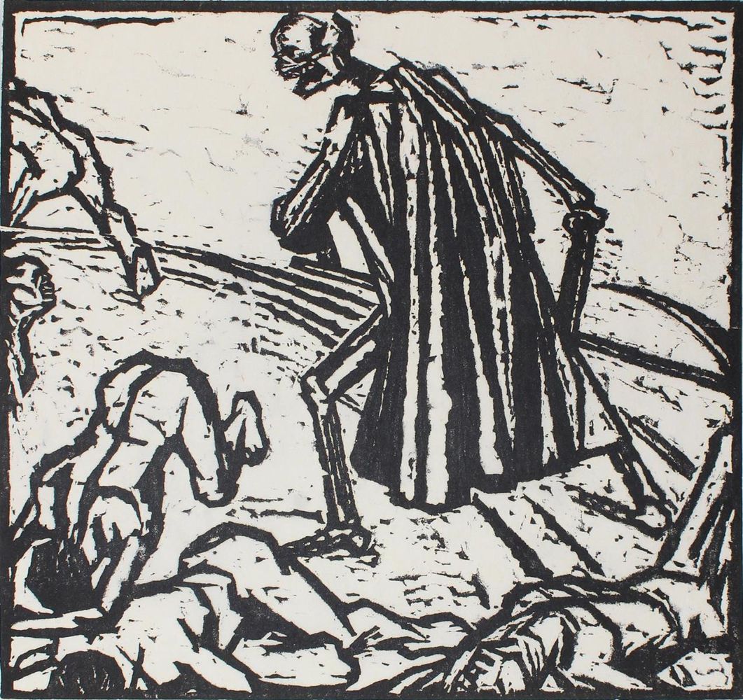 Große Abbildung Nr.1: 122-3778 Hazod, Johann: (Künstlergraphik, Totentanz)