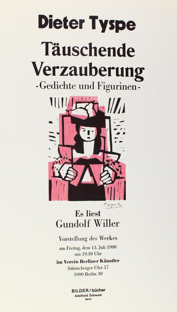 Große Abbildung Nr.1: 122-3798 Tyspe-Vogt, Dieter: (Künstlergraphik)