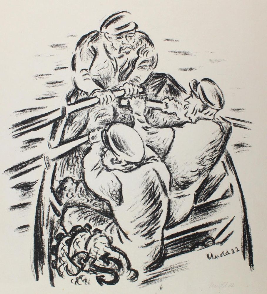 Große Abbildung Nr.1: 122-3827 Unold, Max: (Künstlergraphik)