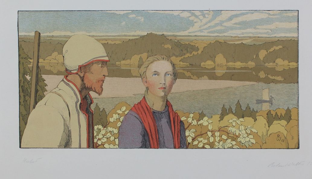 Große Abbildung Nr.21: 122-3875 Walter, Roland: (Künstlergraphik)