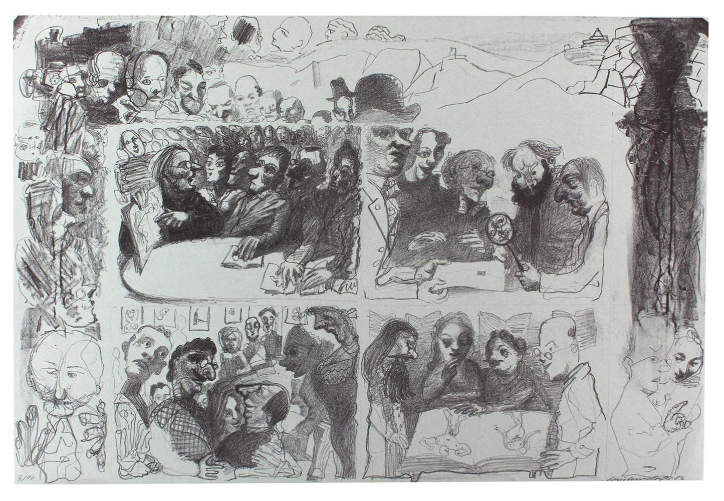 Große Abbildung Nr.1: 122-3884 Weidensdorfer, Claus: (Künstlergraphik)