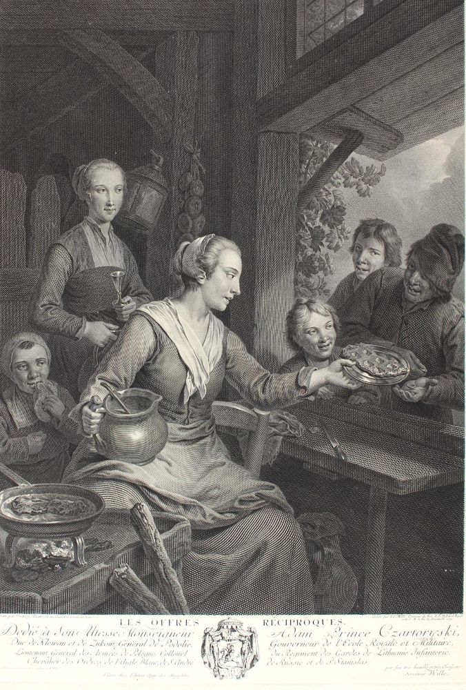 Große Abbildung Nr.1: 122-3921 Wille, Johann Georg: (Künstlergraphik)