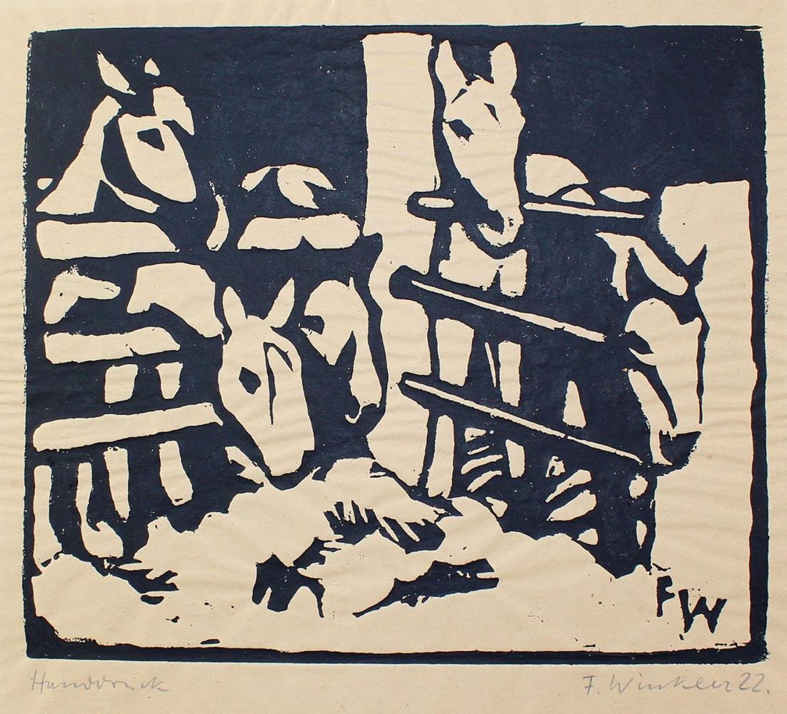 Große Abbildung Nr.1: 122-3929 Winkler, Fritz: (Künstlergraphik)