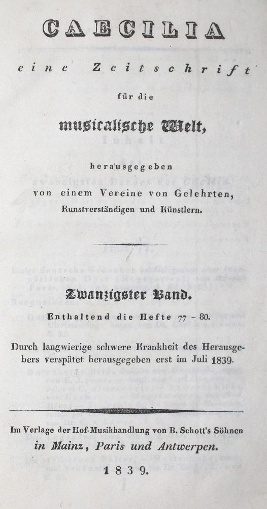 Große Abbildung Nr.1: 122-400 Caecilia,: (Musik)