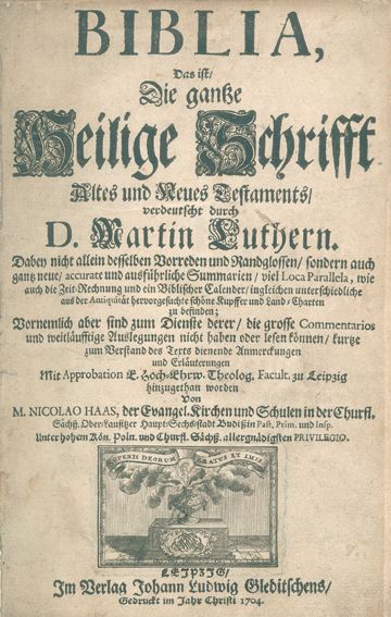 Große Abbildung Nr.1: 122-41 Biblia germanica.: (Bibeln)