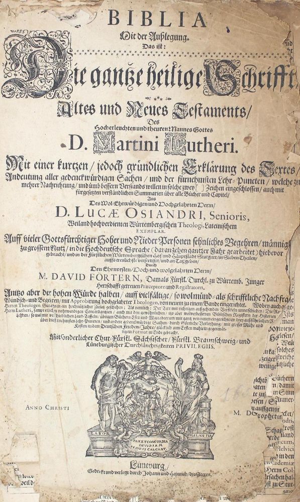 Große Abbildung Nr.1: 122-43 Biblia germanica.: (Bibeln)