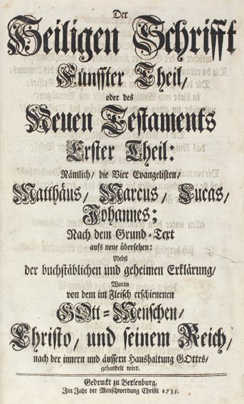 Große Abbildung Nr.1: 122-45 Biblia germanica.: (Bibeln)