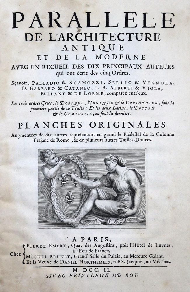 Große Abbildung Nr.1: 122-503 (Freart de Chambray,R.).: (Architektur)