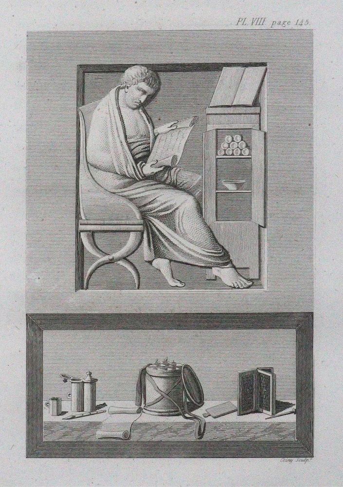 Große Abbildung Nr.1: 122-506 (Mazois,F.).: (Architektur)