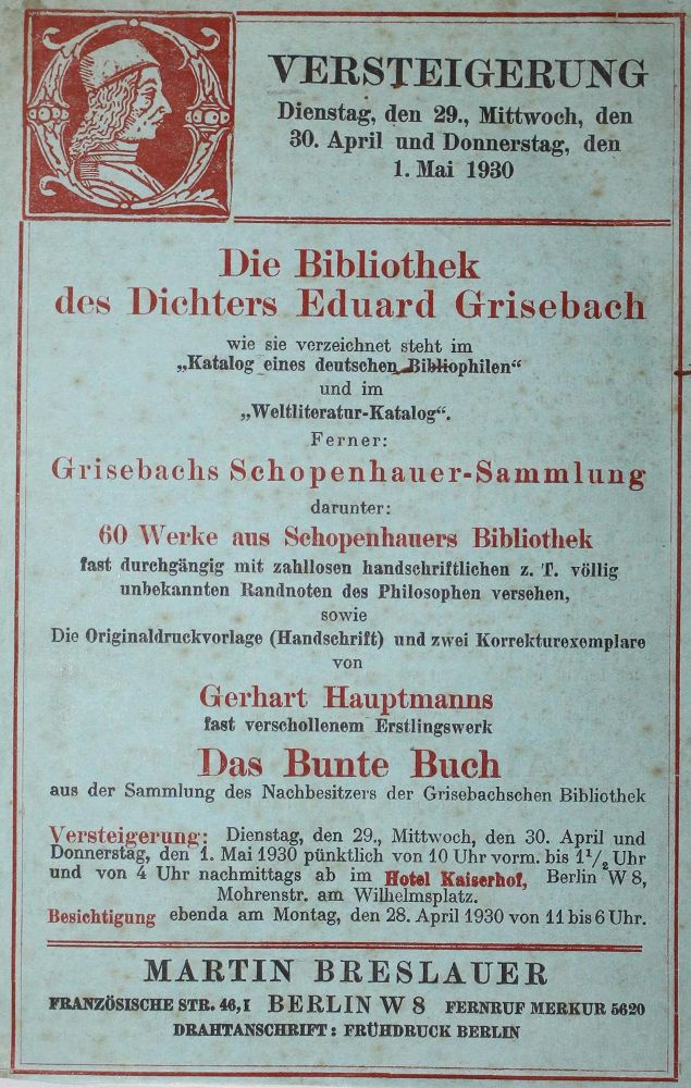 Große Abbildung Nr.1: 122-536 Sammlung: (Kataloge)