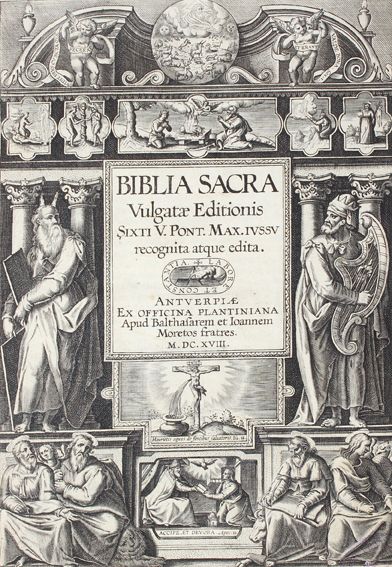 Große Abbildung Nr.1: 122-54 Biblia latina.: (Bibeln)