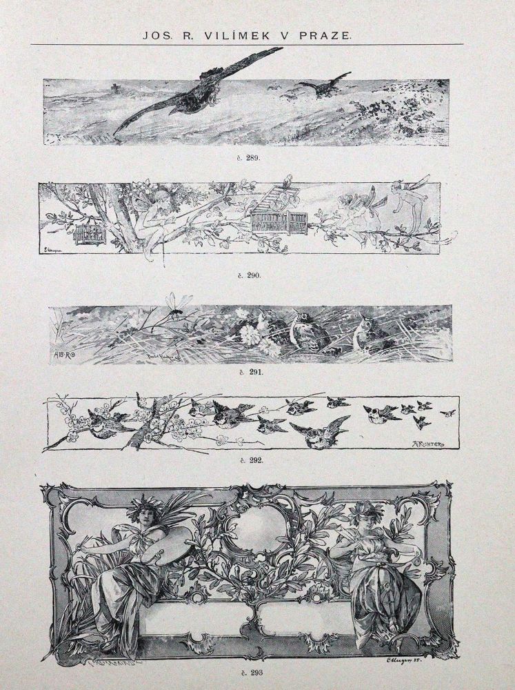 Große Abbildung Nr.1: 122-552 Vilimek,J.R.: (Ornamente)