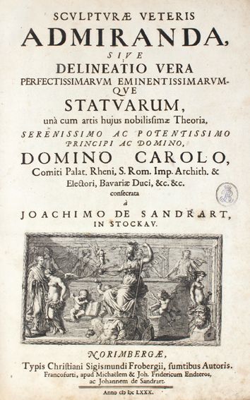 Große Abbildung Nr.1: 122-557 Sandrart,J.: (Kunstwissenschaft)