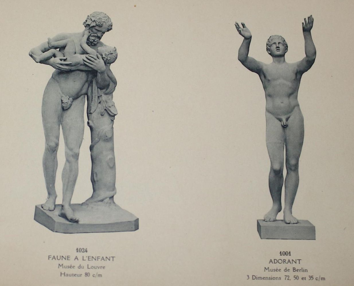 Große Abbildung Nr.23: 122-560 HR Bronzes d'Art.: (Skulpturen - Plastiken)