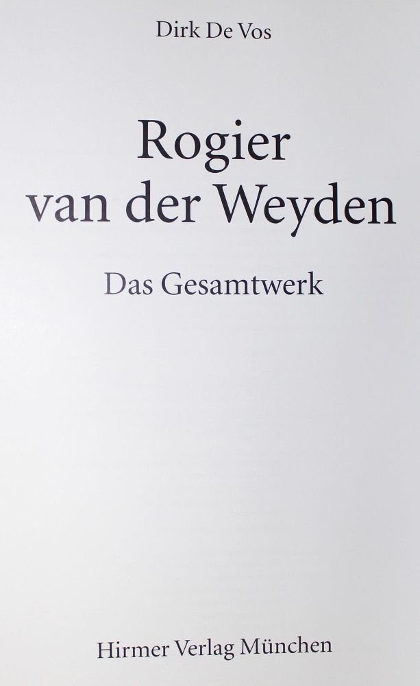Große Abbildung Nr.2: 122-567 Vos,D.de.: (Weyden, van der)